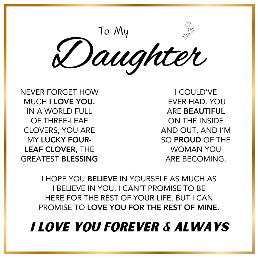 "To My Daughter" Eternal Rose Box