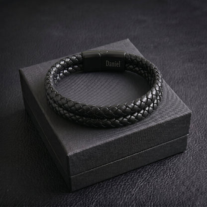 To My Grandson Never Walk Alone Bracelet