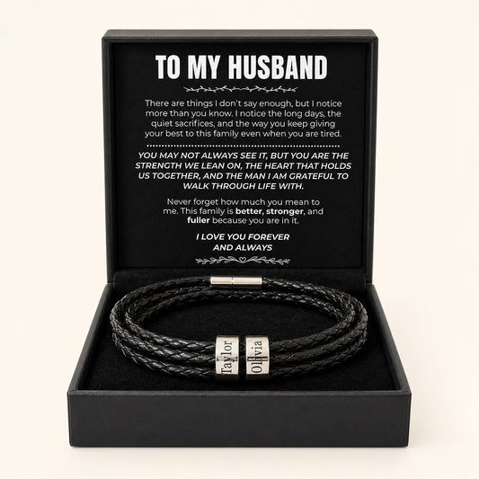 Forever By Your Side Bracelet - To My Husband